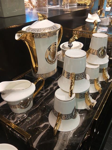 versace tea set replica|versace coffee cup set.